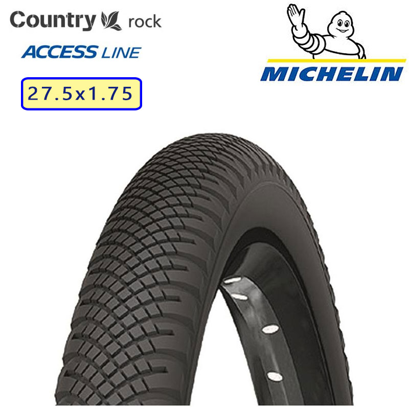 MICHELIN（ミシュラン） COUNTRY ROCK（カントリーロック）27.5x1.75[クリンチャー][スリックタイヤ] | 自転車のQBEI  楽天市場支店