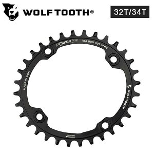 EtgD[X Drop stop ChainringihbvXgbv`F[Oj104BCD PTE ȉ~`F[O Shimano12speed 32T 34T Wolftooth