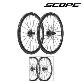 スコープサイクリング R4 Disc（R4ディスク）前後セットホイール チューブレスレディ ディスクブレーキ SCOPE CYCLING