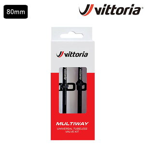 ���B�b�g���A MULTIWAY TUBELESS VALVE �i�}���`�E�F�C�`���[�u���X�o���u�j80mm Vittoria