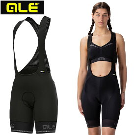 アレ SELLA PLUS W BIBSHORTS （セラプラスWビブショーツ）BLACK ale