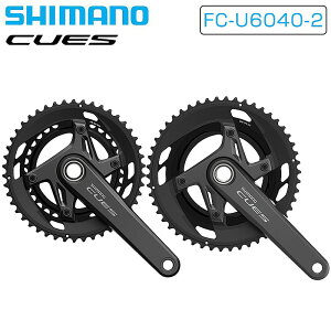 �V�}�m FC-U6040-2 �z���[�e�b�N2 �N�����N�Z�b�g9/10�X�s�[�h 46×32T 50×34T CG�� CUES SHIMANO