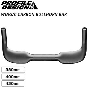vt@CfUC WING/C CARBON BULLHORN BAR iEBO/CJ[{uz[o[jNvaF31.8mm PROFILE DESIGN