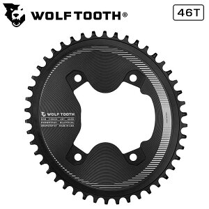 EtgD[X ASYMMETRIC 4-BOLT AERO CHAINRINGS iAVgbN4{gGA`F[OjOVAL 110 BCD FOR GRX CRANKS DROP-STOP ST 46T Wolftooth