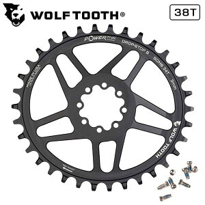 EtgD[X ELLIPTICAL DIRECT MOUNT CHAINRING FOR SRAM 8-BOLT 38T Wolftooth