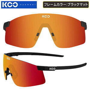 クー NOVA (ノヴァ)フレームカラー:ブラックマット レッドミラーレンズ KOO