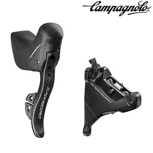 �J���p�j���[�� SUPER RECORD WIRELESS �i�X�[�p�[���R�[�h���C�����X�j�E�u���[�L���o�[ + �O�L�����p�[ 160mm 12S Campagnolo