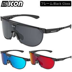 シーコン AEROTAIL (エアロテール)フレームカラー:ブラックグロス マルチミラーレンズ SCICON