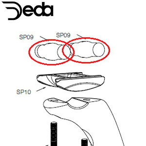 �f�_ CYLINDER UPPER PLATE �i�V�����_�[�A�b�p�[�v���[�g�jSP09 DEDA