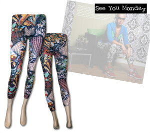 SEE YOU MONDAY �V�[���[�}���f�C GRAFFITI SUBLIMATION ���M���X 83251-9