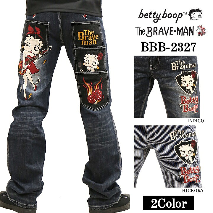 楽天市場】[SALE]THE BRAVEMAN×BETTY BOOP ベティ・ブープ 3連ポケット 