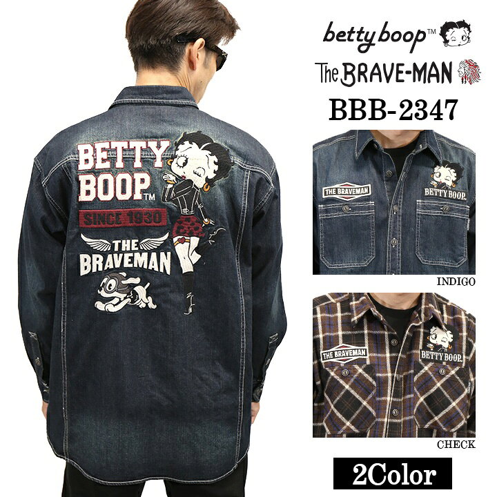 楽天市場】THE BRAVEMAN×BETTY BOOP ベティ・ブープ オーバーサイズ  