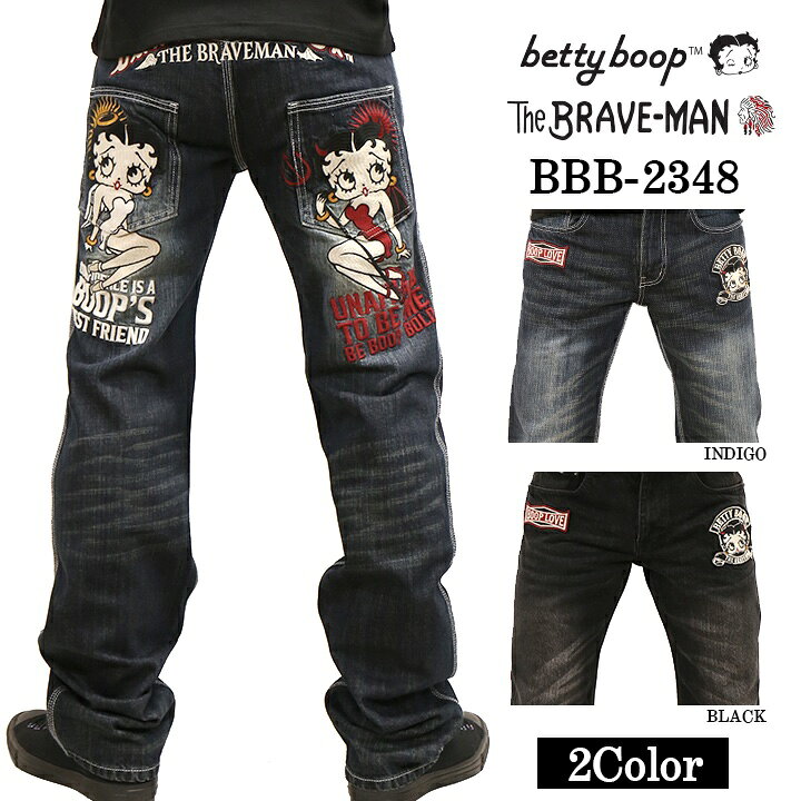 楽天市場】[SALE]THE BRAVEMAN×BETTY BOOP ベティ・ブープ デニム 