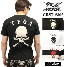 CROWS×WORST クローズ ワースト 武装戦線 天竺半袖Tシャツ crst-2302