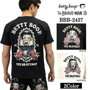 [SALE]THE BRAVEMAN×BETTY BOOP xeB[u[v V TVc bbb-2437