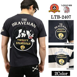 [SALE]THE BRAVEMAN×LOONEY TUNES [j[`[Y R{ TEE V TVc ltb-2407