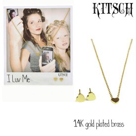 KITSCH キッチュ I LUV ME NECKLACE & EARRING SET ハート ピアス ネックレスセット kitsch03