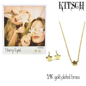 KITSCH キッチュ STARRY EYED NECKLACE & EARRING SET 星モチーフ ピアス ネックレスセット kitsch07