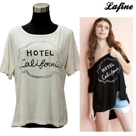 LAFINE ラファイン 半袖Tシャツ HOTEL S/S TEE HOTEL California ssb1103cr【10P01Oct16】