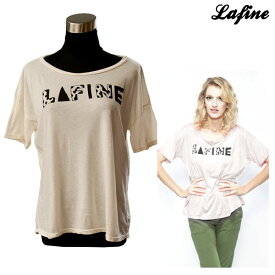 LAFINE ラファイン 半袖Tシャツ DOTS FINE S/S TEE ロゴ ssb1243cr