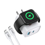TOPADRE アップルウォッチ充電対応 ワイヤレス充 電 器 3in1 apple watch 充 電対応 PD20W*USB-C 18W*USB…