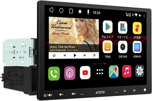 [10�C���`] ATOTO S8 �ŐV 2DIN & 1 DIN�Ή� Android�t���[�e�B���O�i�r�A ���� QLED�f�B�X�v���C�I�[�f�B�I�A4G LTE �J�[�i�r�A���C�����X Carplay & Android Auto�AWi-Fi/BT/USB�AAI��b�ADSP/SCVC/LRV�AS8G1104MS