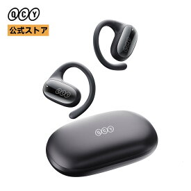 QCY Crossky GTR2 オープンイヤーイヤホン ワイヤレスイヤホン Bluetooth5.4 14.8mmドライバー 耳を塞がない 快適なフィット感 マルチポイント接続 最大28時間再生 専用アプリ対応 IPX5防水 ブラック