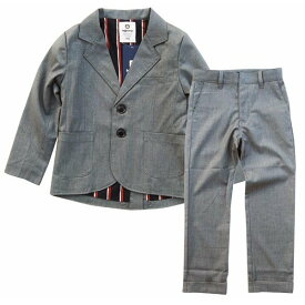 入学式 卒業式 スーツ 男の子 ハイキング 子供服 inherit jacket suithighking フォーマルジャケットスーツ（グレー）上下セット 130 140 150 フォーマル 卒業式 入学式子供服 フォーマルスーツ 卒業式 セレモニー 発表会 お受験 面接 男の子スーツ