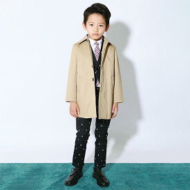 入学式 スーツ 男の子 generator ジェネレータースーツ 子供服 ステンカラーコート ベージュ 150cm 60cm