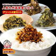 ＼九州からの贈り物／ 漬物 高菜 九州高菜バラエティ4袋セット 明太高菜 ごま高菜 ふるさと高菜 きざみ高…