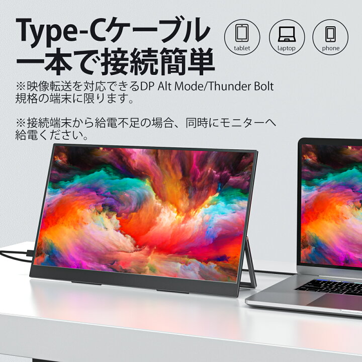 楽天市場】モバイルモニター 17.3インチ cocopar パソコンモニター 