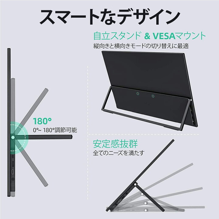 楽天市場】モバイルモニター 17.3インチ cocopar パソコンモニター 