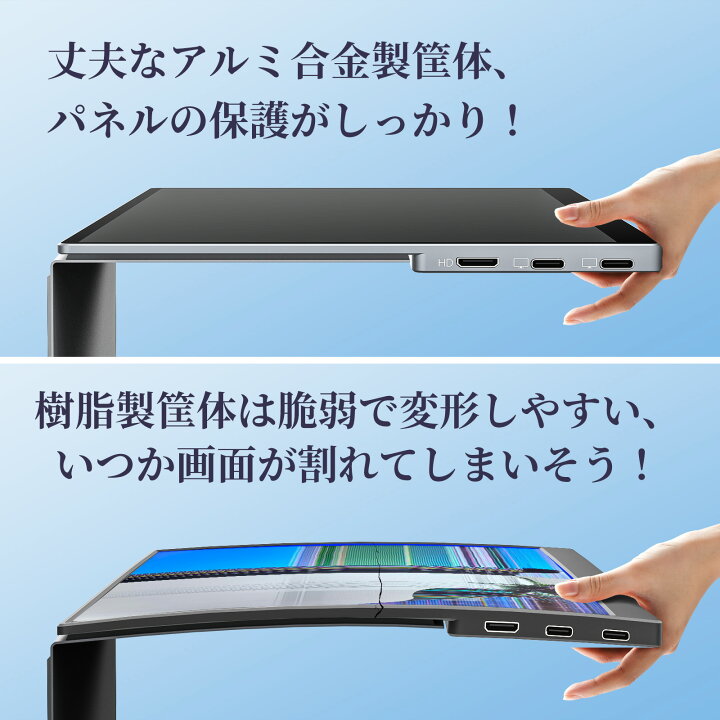 楽天市場】VisionOwl モバイルモニター 10.5インチ タッチパネル 10点 