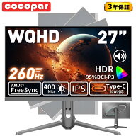 ＼新着！2K 260Hz・別次元／ゲーミングモニター 27インチ WQHD (2560x1440) 260Hz 240Hz モニター IPS非…