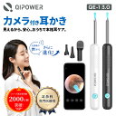 ＼P5 ! 15%オフクーポン／耳鼻科医師推奨 【楽天1位◆日経新聞掲載◆耳かきカメラ付き】耳かきカメラ QiPower-QE-1 第…