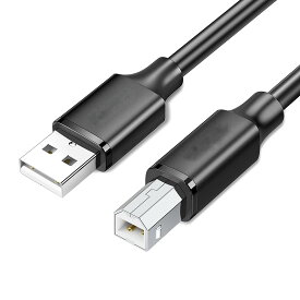 プリンターケーブル USB TYPE-Bケーブル 0.5m 1m 1.5m 2m 3m 5m 8m 10m USB USB A(オス)-USB B(オス) USB2.0 エプソン キヤノン カラリオ PIXUS インクジェット レーザープリンタ対応 USB-Bケーブル