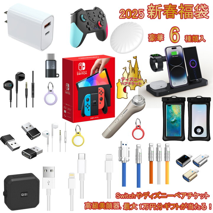楽天市場】【最短即日発送】お中元 福袋 2025 豪華6点 Switch  