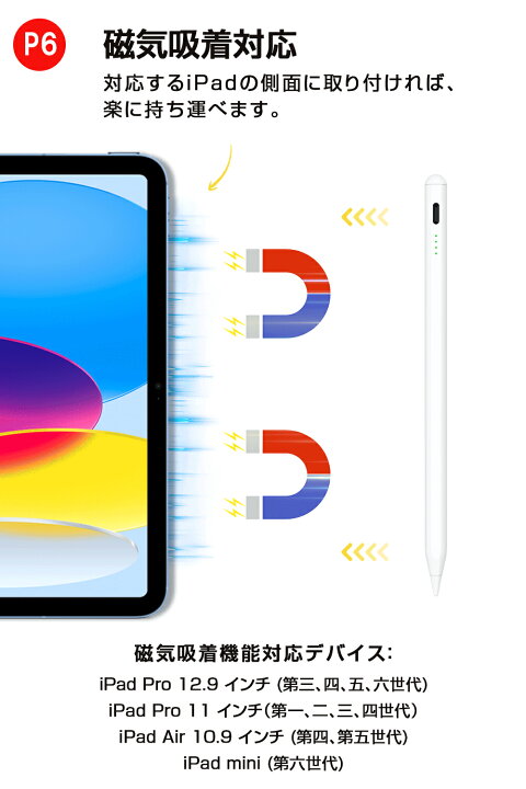 楽天市場】【8/5限定○全品ポイント5倍】QISI タッチペン ipad 