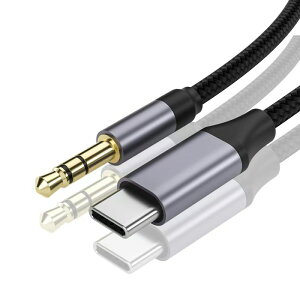 QISI I[fBIP[u AUX R[h 3 Lightning to 3.5mm P[u Type-C iPhone ACtH wbhz/iPod/iPhone/iPad z[XeI J[XeI Xs[J[ }CNtH ȂǑΉ 1m 1.2m ϋv