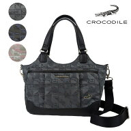 バッグ レディース 2WAY ショルダーバッグ 斜めがけ 手提げ 大人 軽量 多ポケット ロゴ柄 ジャガード CRO…