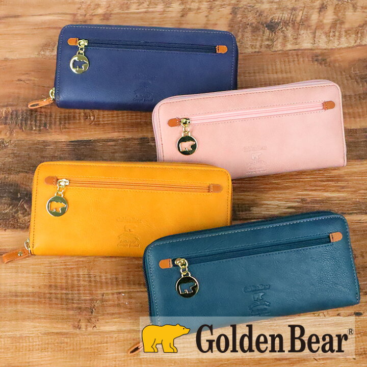 楽天市場】財布 レディース 長財布 ラウンドファスナー Golden Bear  