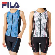 FILA フィラ レディース フィットネス 水着 ウェア 2点セット めくれ防止 315604 315-604 セパレート 体…