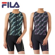 フィラ レディース フィットネス 水着 ウェア 2点セット めくれ防止 セパレート パット付き FILA 314604 …