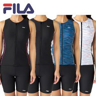 フィラ レディース フィットネス 水着 ウェア 2点セット めくれ防止 セパレート パット付き FILA 315619 …