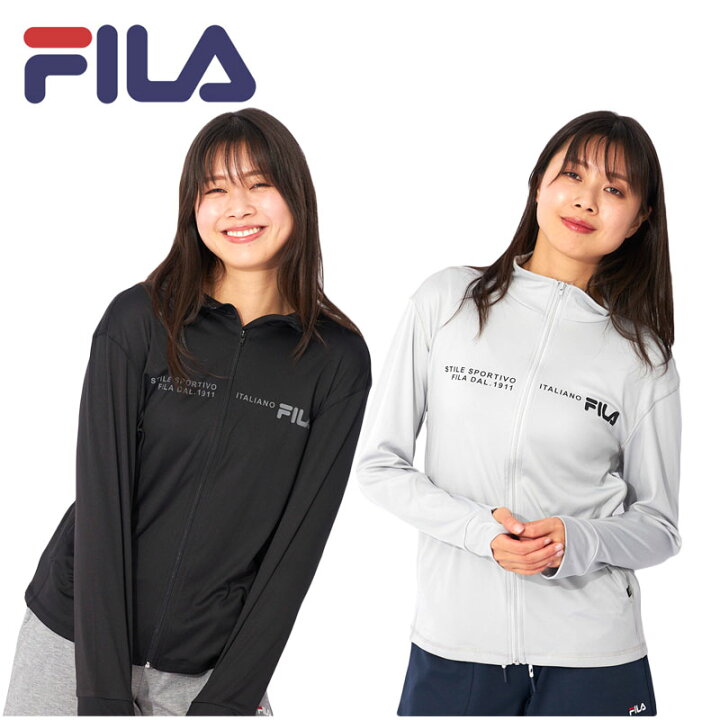 楽天市場】FILA フィラ レディース ラッシュガード 長袖 UVカット 吸水 