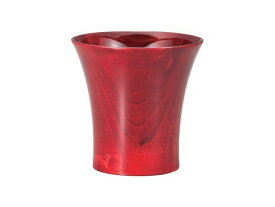 日本製山中漆器 木製シルエットが美しいカラフルクールカップ