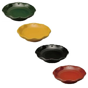 会津漆器・会津塗 2.3 さざなみ小皿(4枚組)