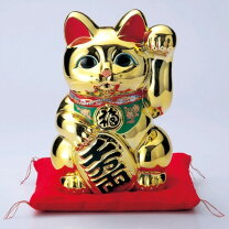 楽天市場】招き猫 貯金箱 10号の通販