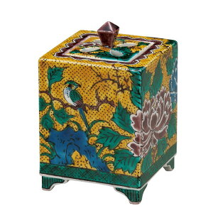 石川県伝統工芸 九谷焼 【九谷焼】4号香炉 吉田屋花鳥<九谷焼 インテリア 和食器 鉢 人気 ギフト セット 贈り物 結婚祝い/内祝い/お返し>