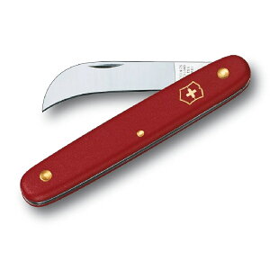 ビクトリノックス VICTORINOX 3.9060 フローリストナイフ (カーブ) レッド